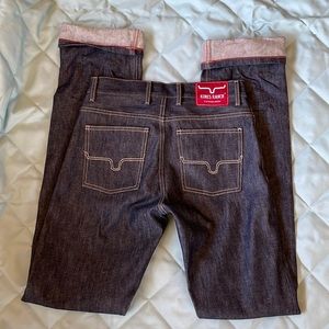 Like new Kimes Ranch Raw James jeans 30x38